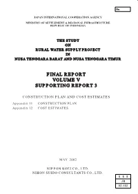 Final Report Volume V Supporting Report 3