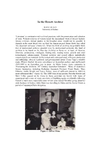In the Hewett Archive
