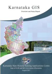 Karnataka GIS Overview & Status Report