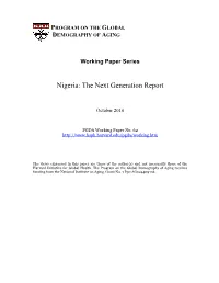 Nigeria: the Next Generation Report