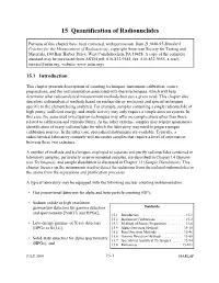 Chapter 15, Quantification of Radionuclides