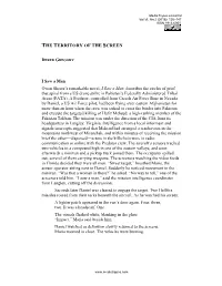 GREGORY the Territory of the Screen