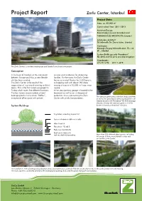 Project Report Zorlu Center, Istanbul