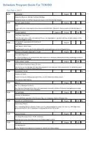 Program Guide Report