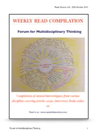 Read Volume 100 : 25Th October 2015