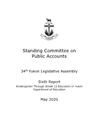 Standing Committee on Public Accounts Sixth Report