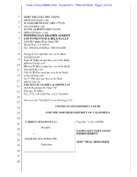 2019 10-24 Complaint
