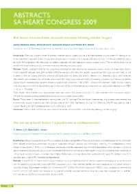 Abstracts Sa Heart Congress 2009