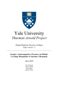 Paper #5: Google Mobile