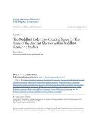 The Buddhist Coleridge: Creating Space for the Rime of The