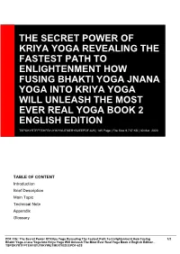 The Secret Power of Kriya Yoga Revealing the Fastest Path To