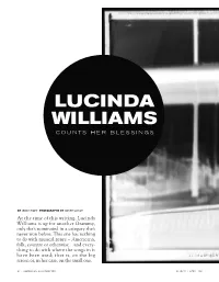 Lucinda Williams Countsherblessings