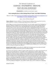 Overcoming Barriers to Diversifying Clinical Trials: 2Nd Public Workshop