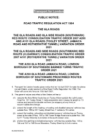 Test Page to Show Traffic Order with Styles Created