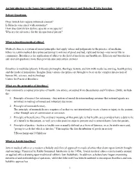 An Introduction to the Issues Surrounding Informed Consent and Halacha-R’Lila Kagedan