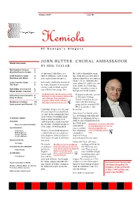 John Rutter: Choral Ambassador