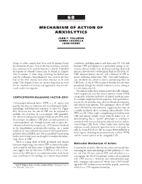 Mechanism of Action of Anxiolytics (PDF)