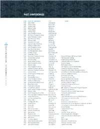 Past Conferences