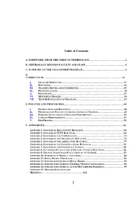 Table of Contents