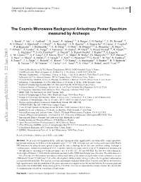The Cosmic Microwave Background Anisotropy Power Spectrum Measured by Archeops 3