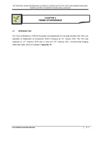 Chapter 2 Terms of Reference