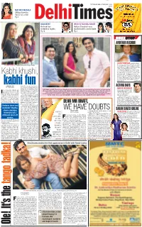 Delhi Times, the Times of India 3