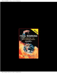 FINAL WARNING: a History of the New World Order