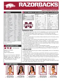 Last Game's Starters Schedule Follow, Watch