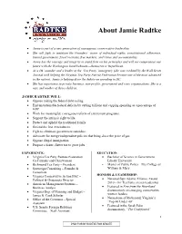About Jamie Radtke