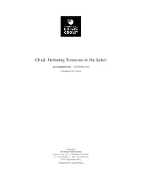 Chad: Defusing Tensions in the Sahel