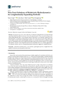 New Exact Solutions of Relativistic Hydrodynamics for Longitudinally Expanding Fireballs