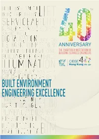 Major Activities of the Cibse Hk Branch