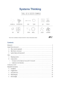 Systems Thinking
