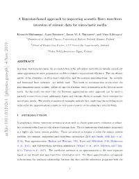 A Bayesian-Based Approach to Improving Acoustic Born Waveform Inversion of Seismic Data for Viscoelastic Media