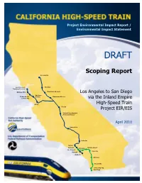 EIR Scoping Report LA-SD Via Inland Empire-DRAFT April-2010