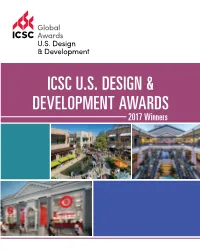 Icsc U.S. Design & Development Awards