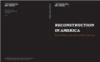 Reconstruction Report