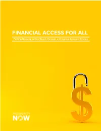 Report, Financial Access For