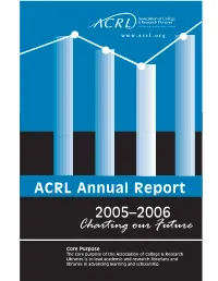 2005–2006 Charting Our Future