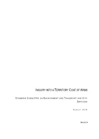 Inquiry Into a Territory Coat of Arms