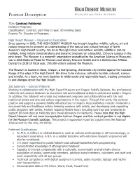 Position Description