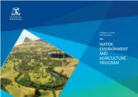 Water, Environment and Agriculture Program