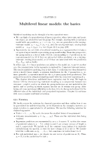 Multilevel Linear Models: the Basics