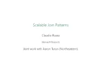 Scalable Join Patterns