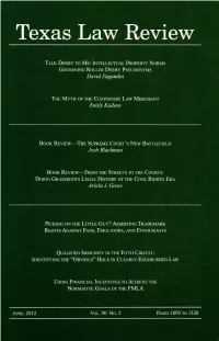 Texas Law Review