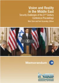 Vision and Reality in the Middle East