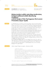 Being Modern While Rejecting Modernism, Being