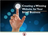 Creating a Winning Website for Your Small Business