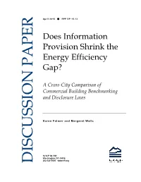 Does Information Provision Shrink the Energy Efficiency Gap?