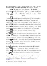 Residue and Use‐Wear Analysis of Non‐Backed